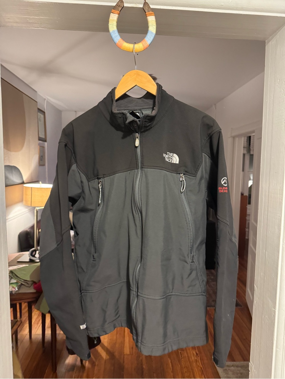 The North Face Jacket Mens Large Summit Series Windstopper Full Zip Softshell